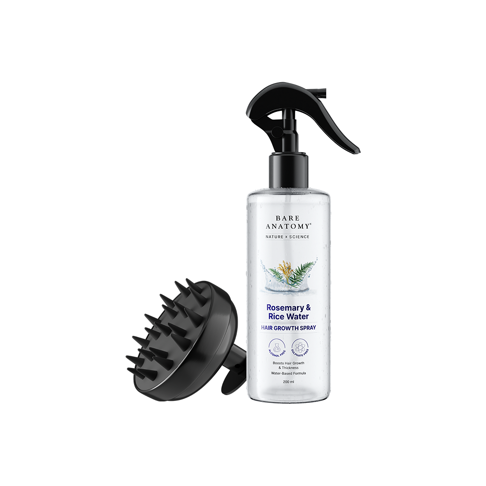 Rosemary Water Spray & Scalp Massager Hair Growth Combo ( Any Color )
